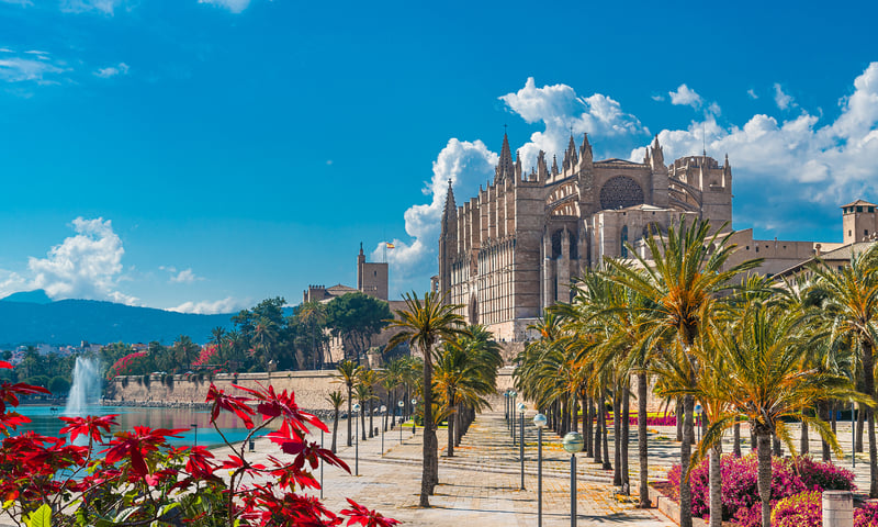 Step into the Spanish cuisine, culture and sun-gorged beaches of Palma de Mallorca.
