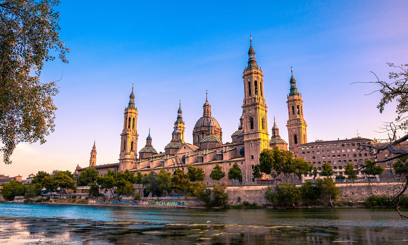 See Zaragoza's stunning Basilica del Pilar, Spain.