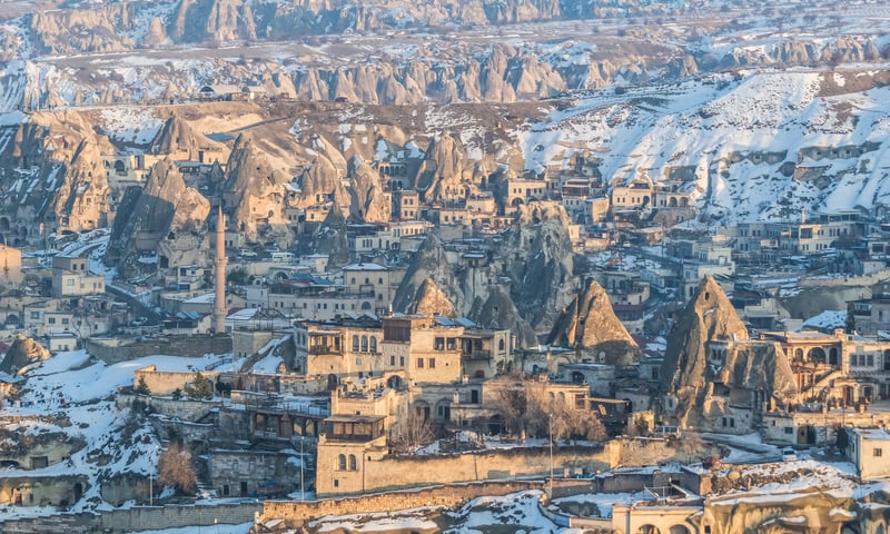 Discover the magic of Cappadocia in winter.