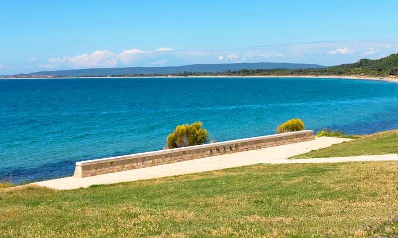 Anzac Cove is located in Türkiye's Gallipoli Peninsula.
