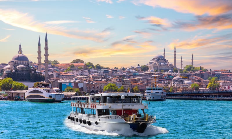 Enjoy a Bosphorus cruise along the waterway separating Europe and Asia.