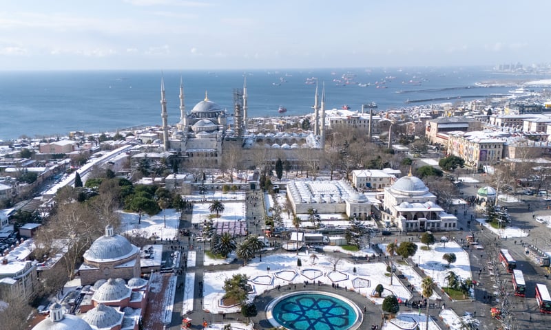 Begin your adventure in Istanbul, Turkiye.
