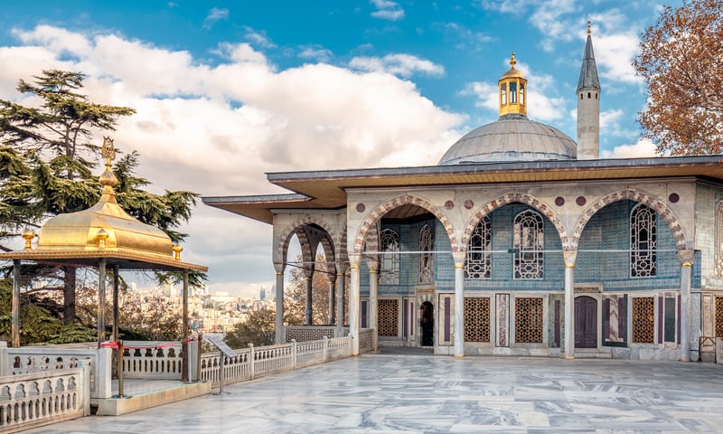 Visit Topkapi Palace as part of an optional tour of Istanbul (extra charges apply).