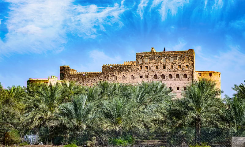 Jabreen Castle is a fine example of beautiful Islamic architecture.