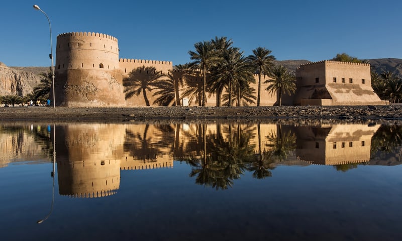 Discover the rich history of Khasab Castle with time at leisure, a stunning fortress in Oman.