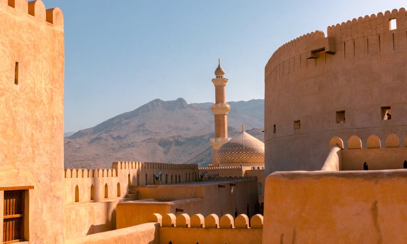 The ancient city of Nizwa, Oman.