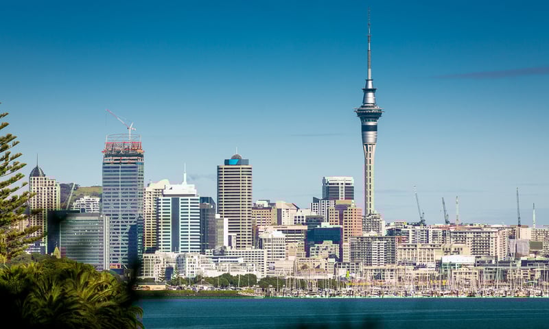 Auckland is known as the City of Sails.