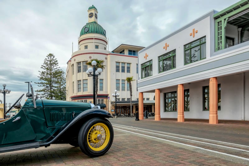 Napier's picturesque coastal city is known for it's beautiful Art Deco buildings.