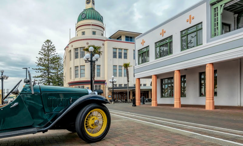 Immerse yourself in Napier's Art Deco glamour.