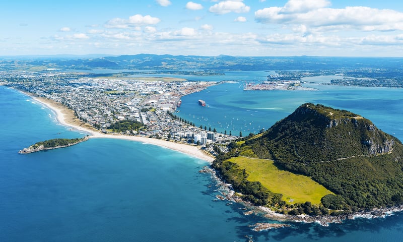 Cruise to Tauranga and the stunning Bay of Plenty.