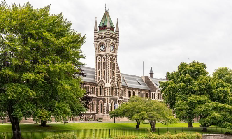 Dunedin's architecture is known for its Scottish heritage.