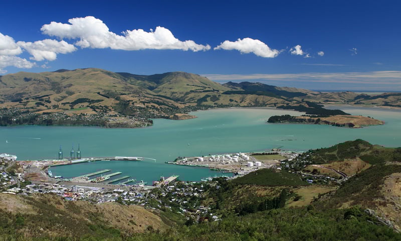 Dock in Lyttelton, your gateway to Christchurch.
