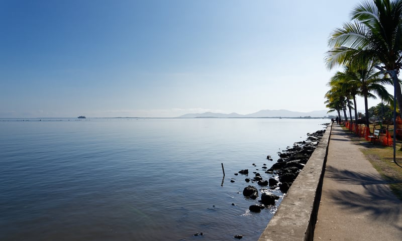 See charming Lautoka harbour in Fiji.