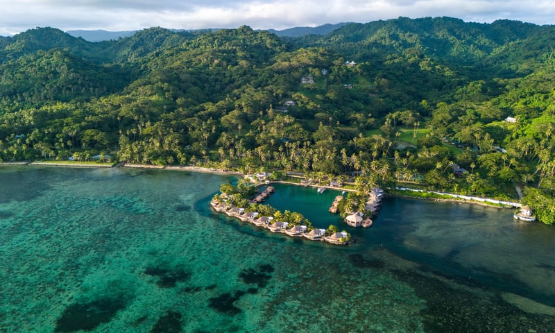 Savusavu is a picturesque town on the southern coast of Vanua Levu Island in Fiji.