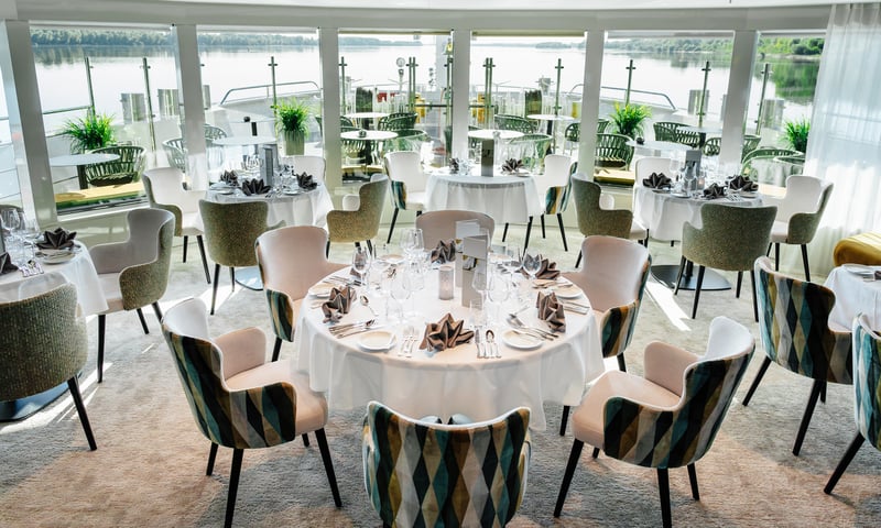 Unwind in the Panorama Lounge onboard Amadeus Nova.