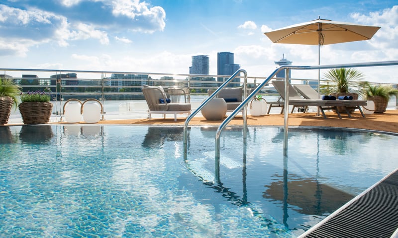 Relax by the sundeck onboard Amadeus Nova while river sailing around Europe.