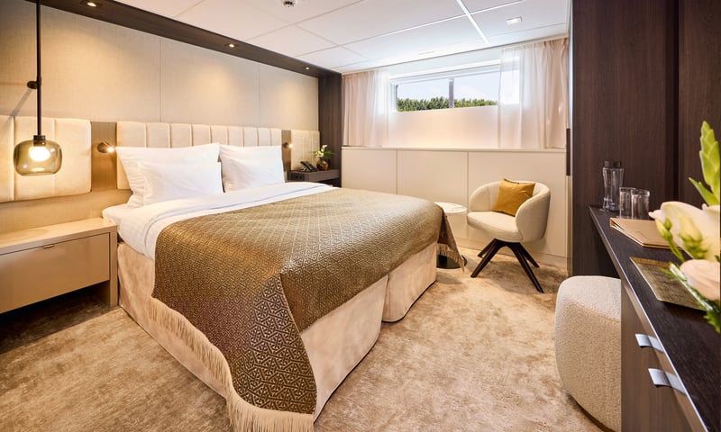 Enjoy the comfort of a Haydn Deck Cabin aboard Amadeus Nova (Dec 2026).