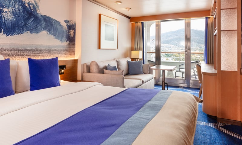 Tailor your sailing experience by upgrading to a Junior Suite onboard Celestyal Journey.