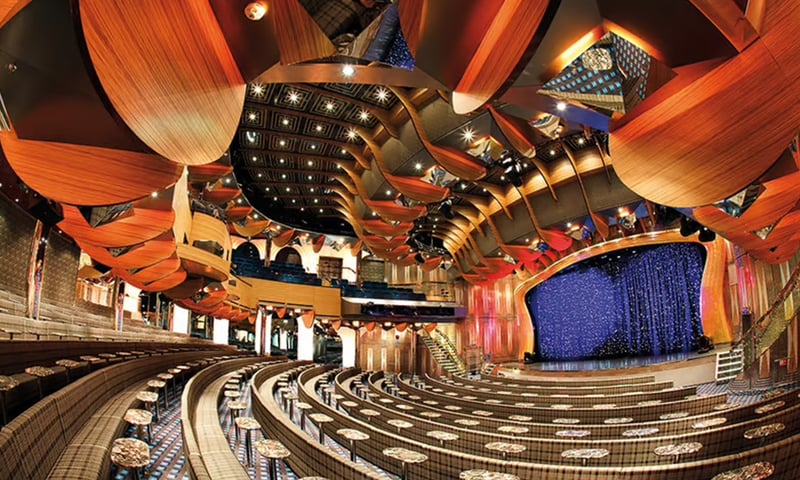 Enjoy sparkling entertainment during your cruise aboard Costa Deliziosa.