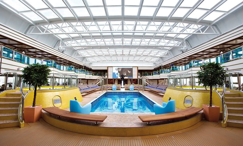 Take a dip in the Lido pool or soak up the sun from your favourite deck chair.