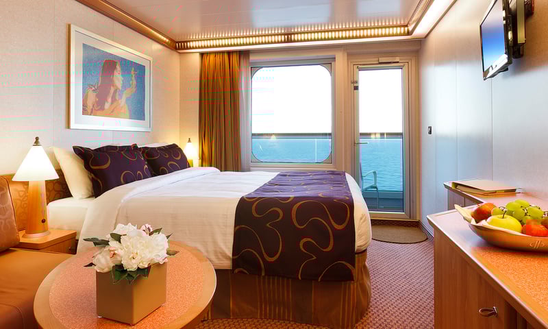 Upgrade to a Balcony cabin aboard Costa Cruises' Costa Fascinosa.
