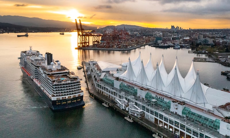 Cruise from Vancouver aboard Holland America's Koningsdam, Itinerary 1.