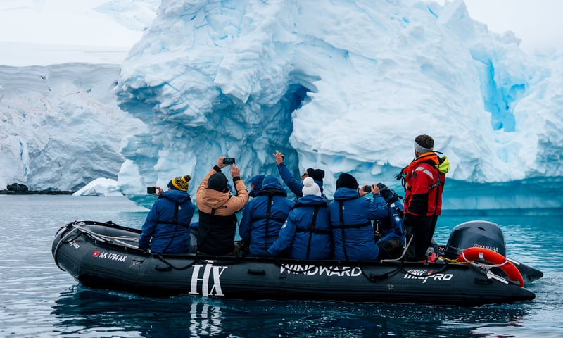 Be led by an experienced team aboard HX Expeditions ship.
