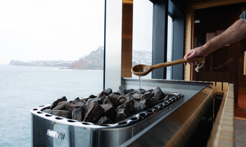 Enjoy an invigorating sauna while at sea (extra charges may apply).