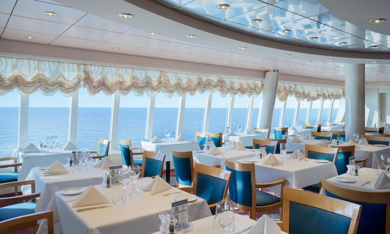 Enjoy delicious meals at L’Ippocampo Restaurant onboard MSC Lirica.