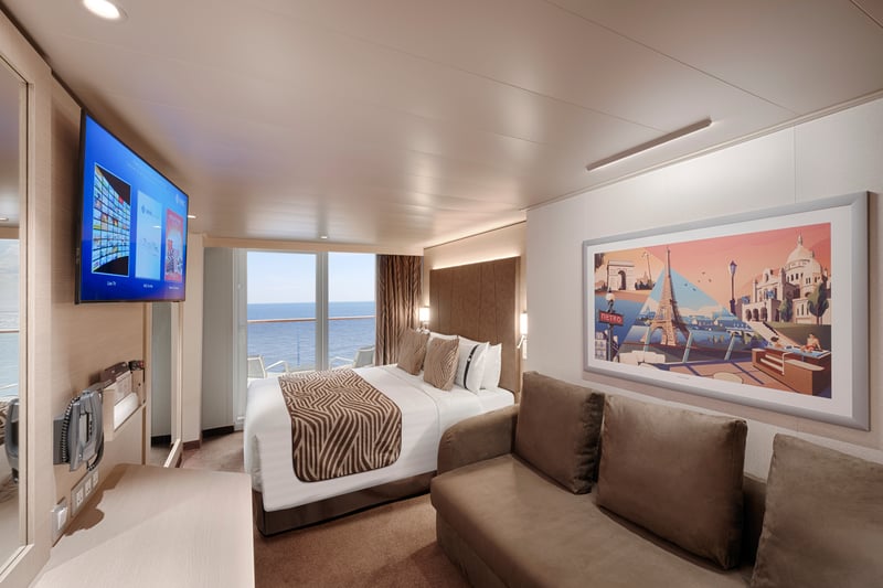Upgrade to a Balcony Cabin onboard the MSC World Europa (Itinerary 3 or 4).