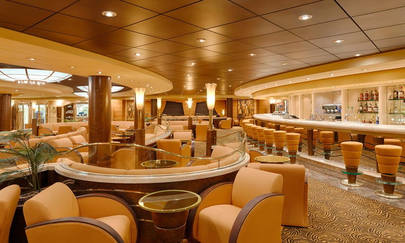 Step into the stunning Topazio Bar onboard MSC Magnifica.