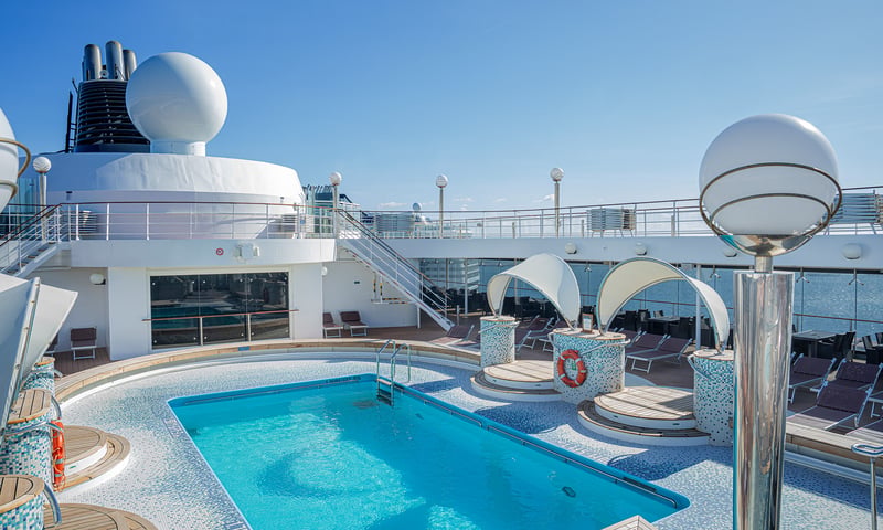 The Acapulco Pool aboard the MSC Orchestra (Itinerary 2, 2027 dates).