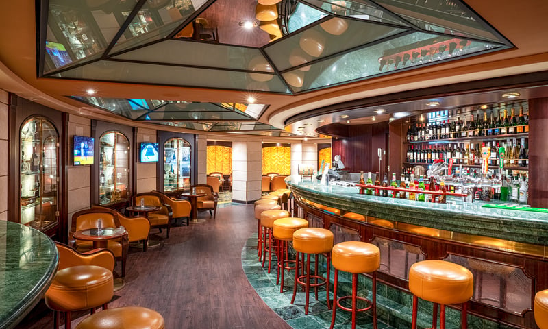 La Cantinella Bar aboard the MSC Orchestra (Itinerary 2, 2027 dates).