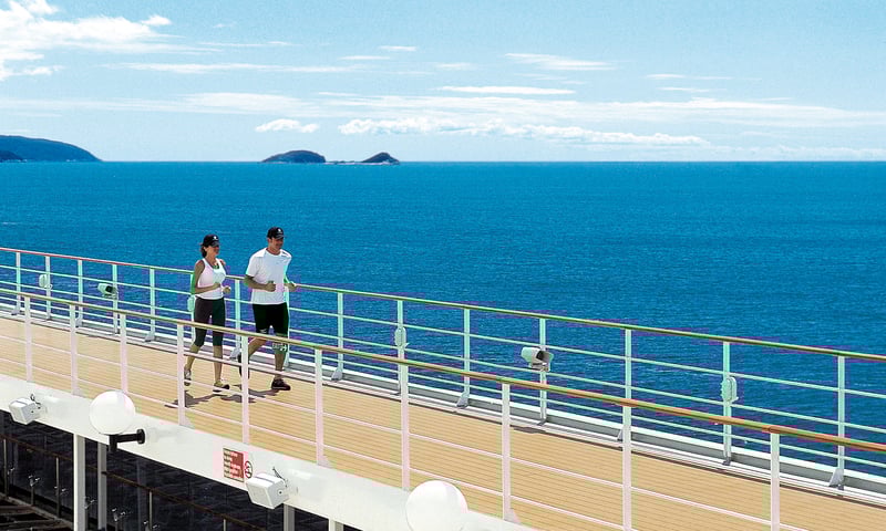 Experience the sunshine and ocean breezes on cruising days aboard MSC Sinfonia.