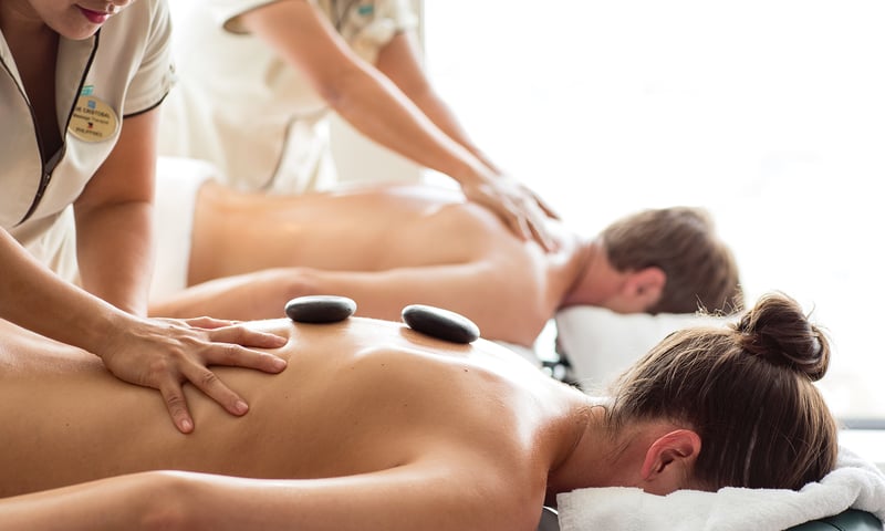 Soak in the rejuvenating vibes of Mandela Spa onboard Norwegian Sun, charges apply.