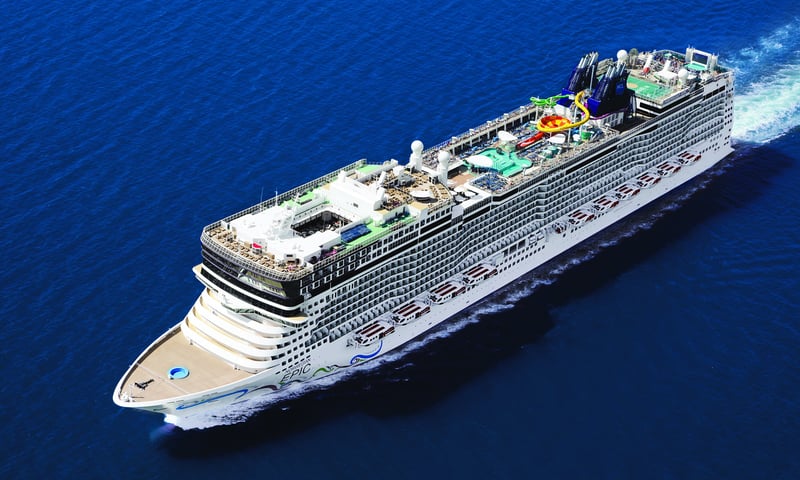 Embark aboard Norwegian Epic, Itinerary 2 only.