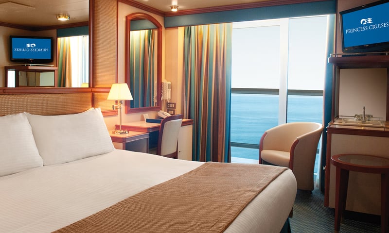 Upgrade to a Balcony cabin aboard Crown Princess or Emerald Princess, Itinerary 2.