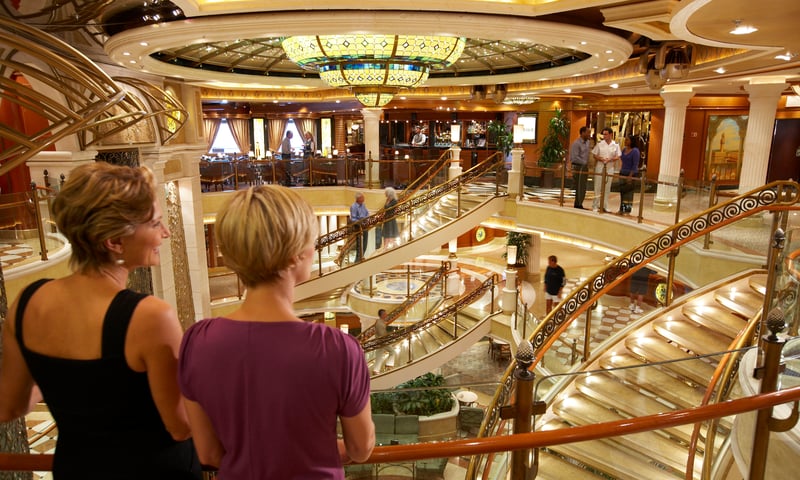 Be amazed by the onboard facilities onboard Emerald Princess (Itinerary 2).