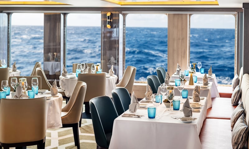 Enjoy regional delicacies onboard Quark Expeditions' World Voyager.