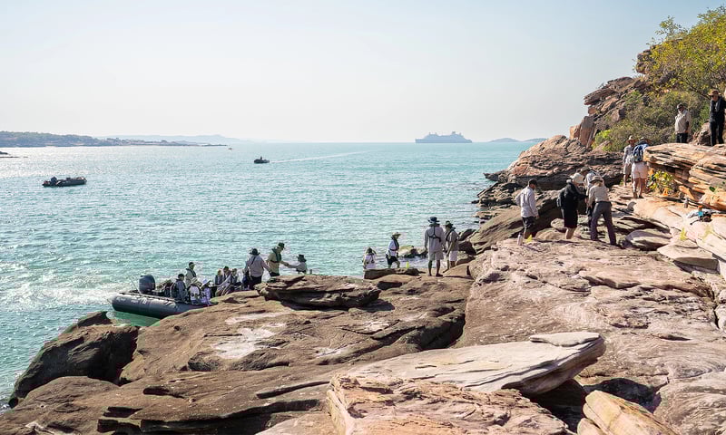 Swift Bay is hidden along Australia’s remote northwest Kimberley coast.
