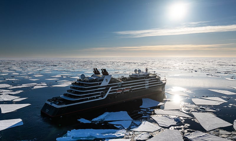 Immerse yourself in stunning icy landscapes aboard Seabourn Venture.