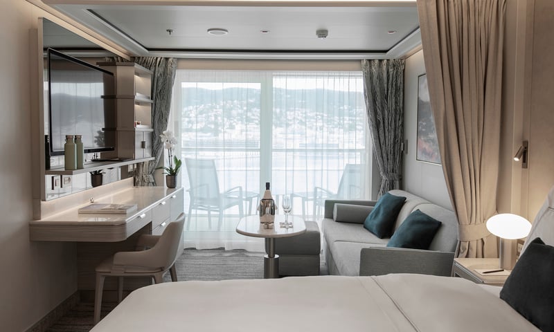 Upgrade to a Superior Veranda suite to tailor your sailing experience.