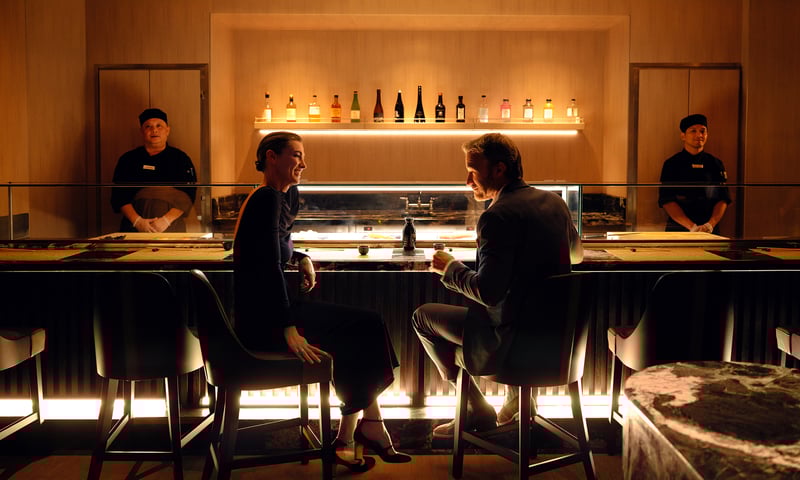 Make new friends at the Kaiseki Bar onboard Silversea's Silver Ray.