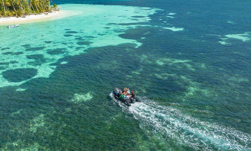 Speed to tropical shores with an experienced expedition team.
