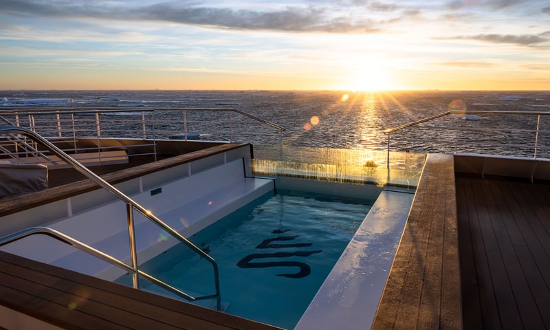 Soak up the sun and enjoy a refreshing dip in the pool, SH Minerva.