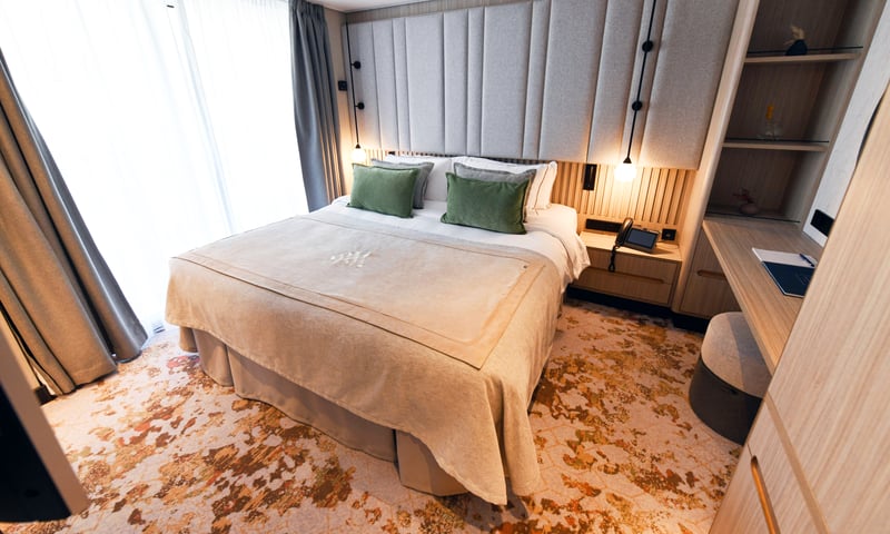 Upgrade to a Balcony Stateroom aboard SH Minerva.
