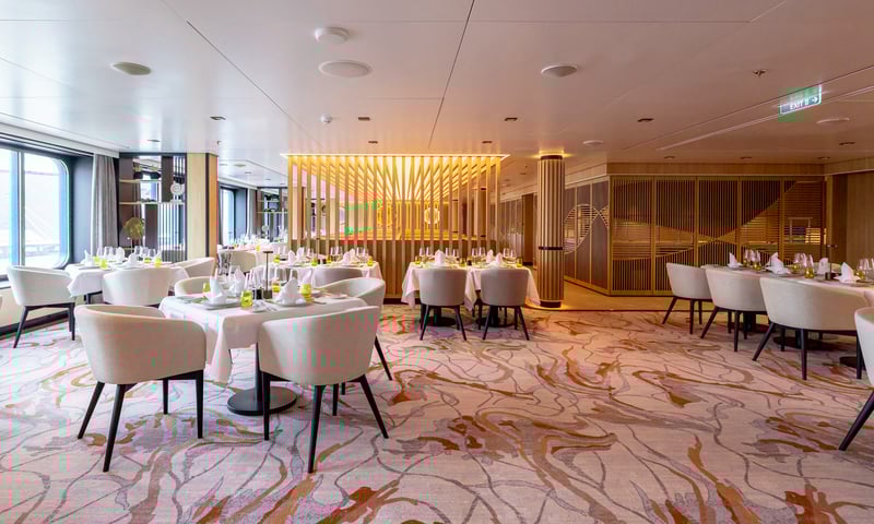 Dine at the Swan Restaurant aboard SH Minerva.