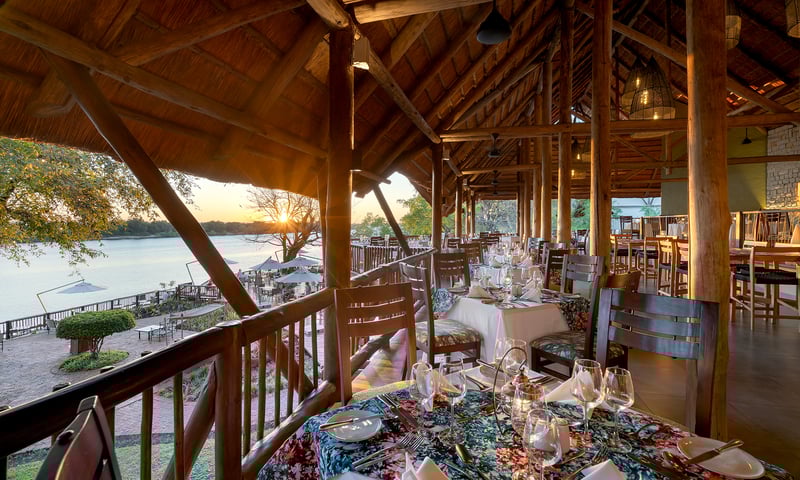 Soak in the stunning views at the David Livingstone Safari Camp.