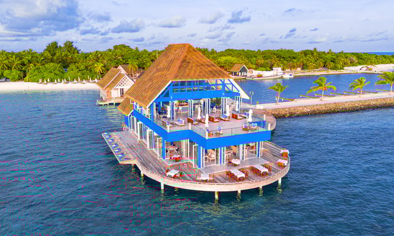 Spend some relaxing time at Ifuru Island Resort, Maldives.