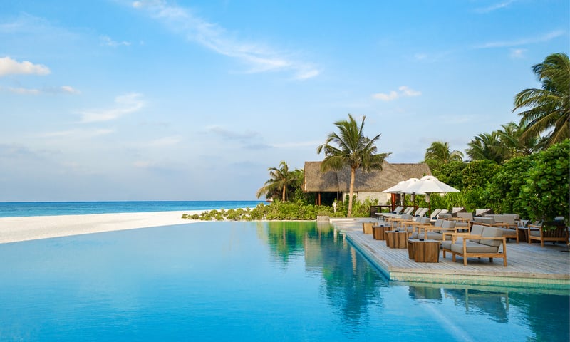 Relax by the main pool.